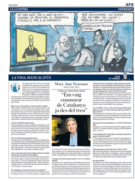Entrevista amb Mary Ann Newman a l'ARA