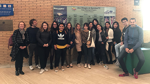 Visita al Pavelló Olímpic de Badalona