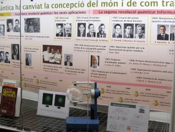 Imatge de l'exposició de Física Quàntica