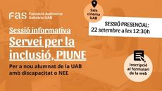 Sessió informativa del PIUNE 2022