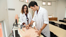 Estudiants de la Unitat Docent Vall d'Hebron de la Facultat de Medicina