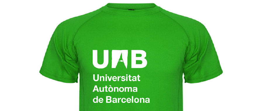 Samarreta tècnica de la UAB per fer esport