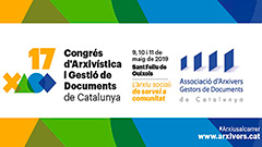 Congrés Arxivers de Catalunya 2019
