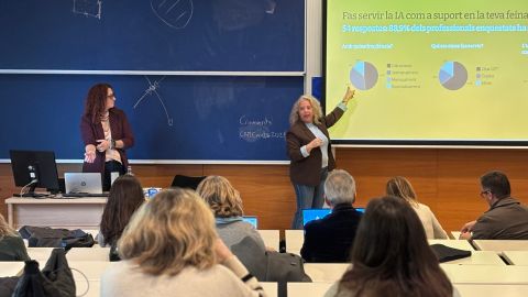 Sessió sobre IA de l'equip de UAB Campus