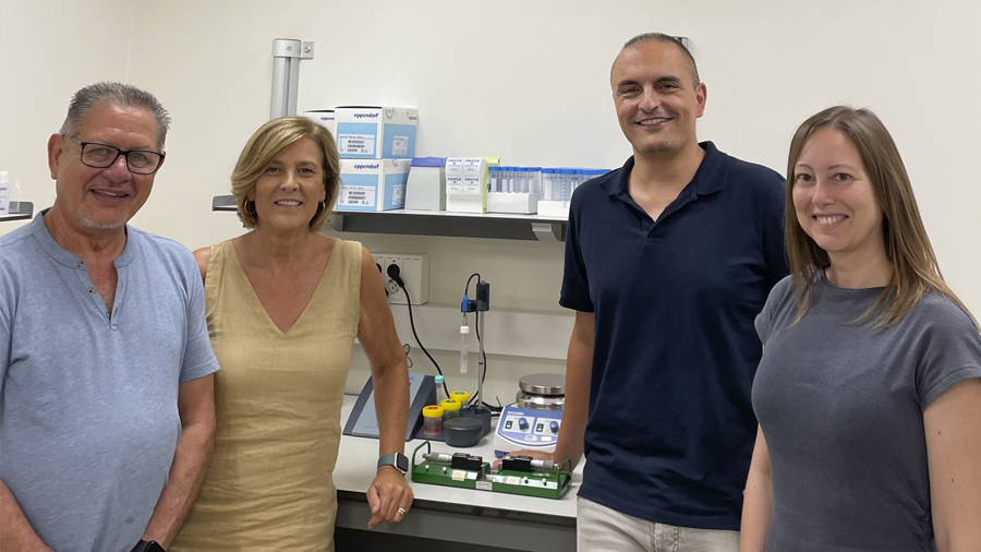 part de l'equip que ha participat a l'estudi: René Delgado-Hernández, Belén Pérez, Francesc Jiménez 
