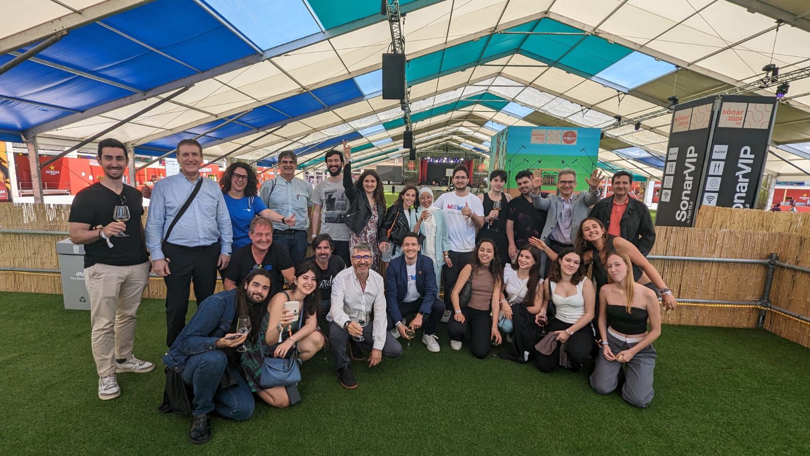 Professors i estudiants de l'Escola d'Enginyeria al Festival Sonar 2024