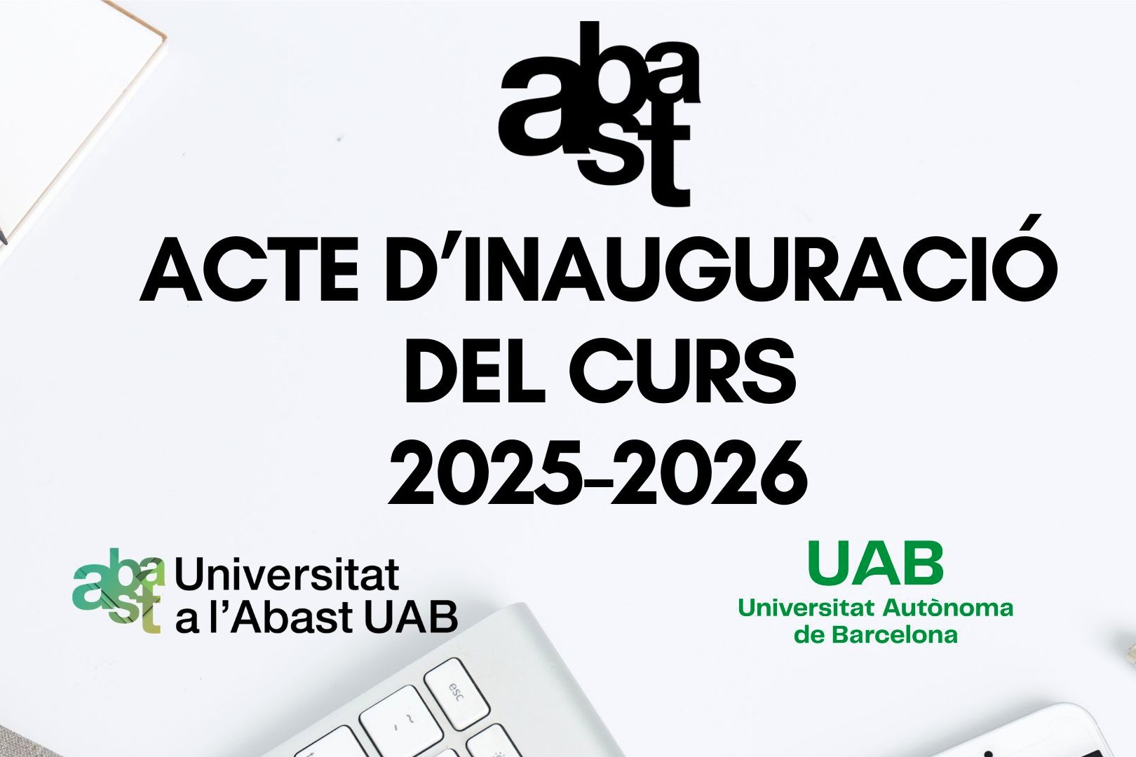 Acte d'inauguració de curs Universitat a l'Abast UAB