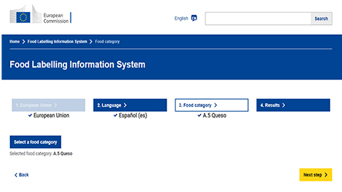 Food Labelling Information System