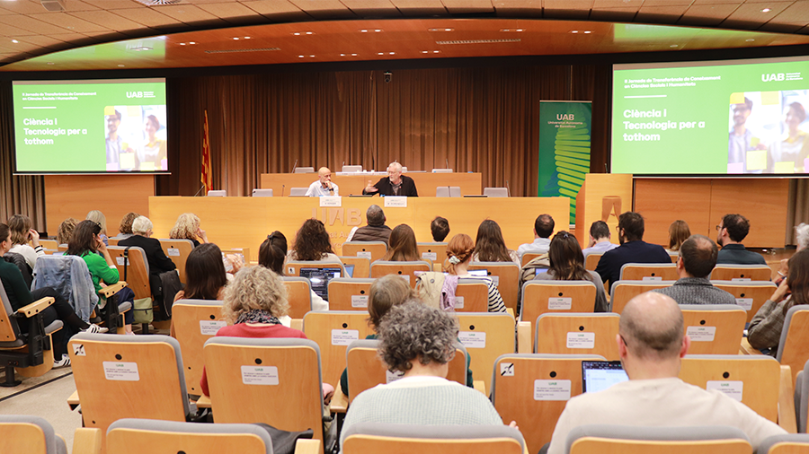 Fotografia de la II Jornada de Transferència de Coneixement en Ciències Socials i Humanitats