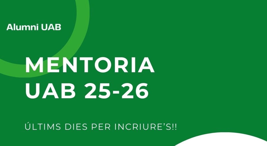 Texto del cartel de la mentoria