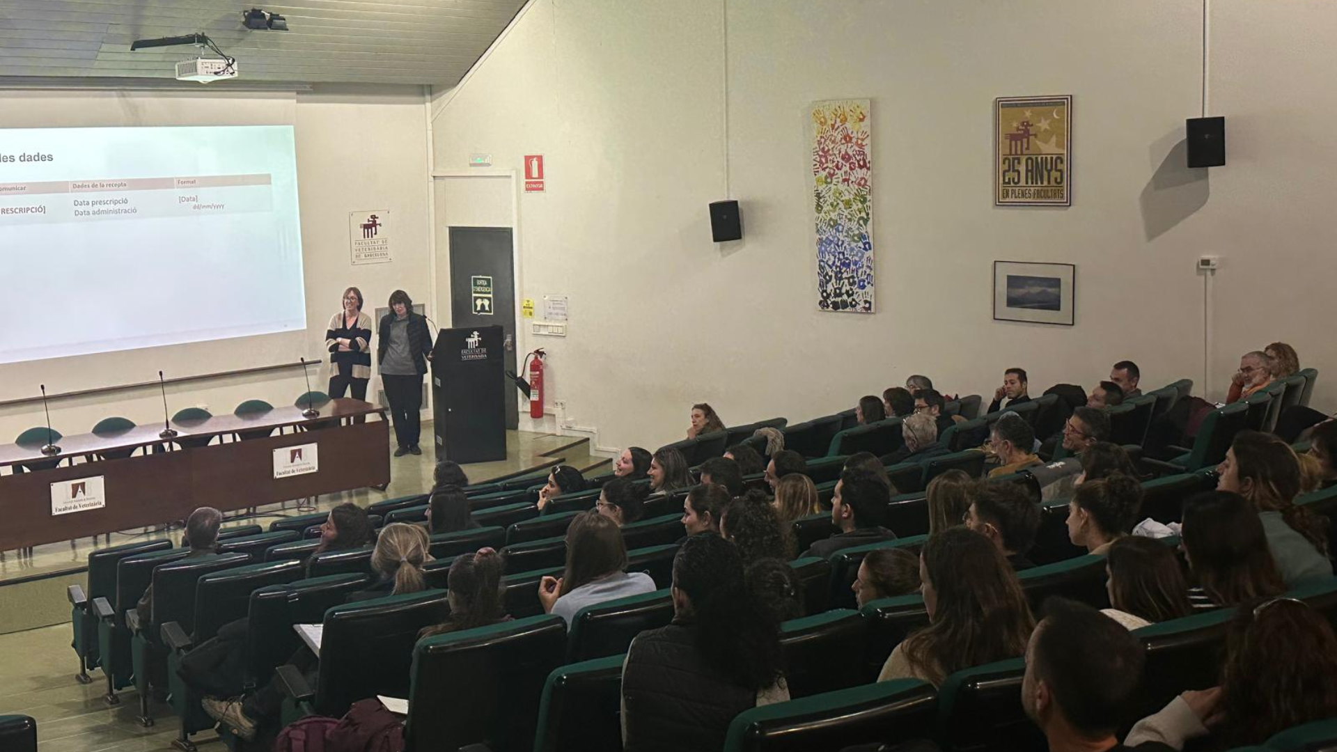 Sala d'Acte durant el seminari
