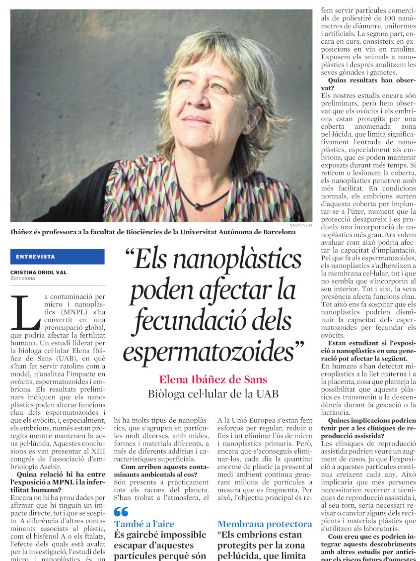 Entrevista a La Vanguardia