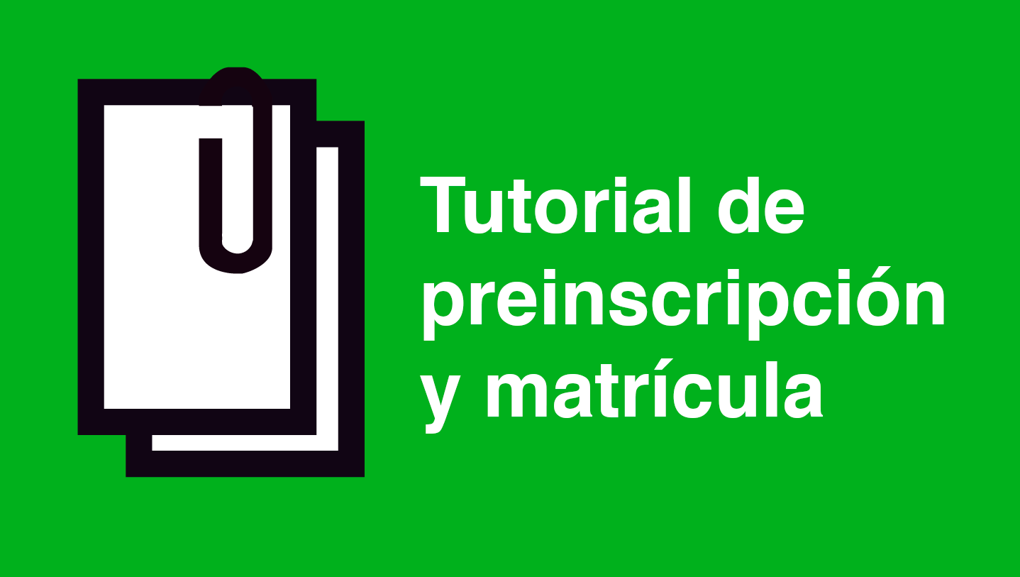 Tutorial de matrícula