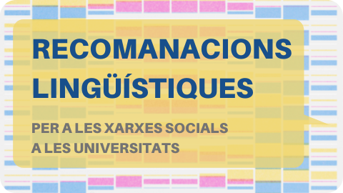 Imatge recomanacions xarxes socials