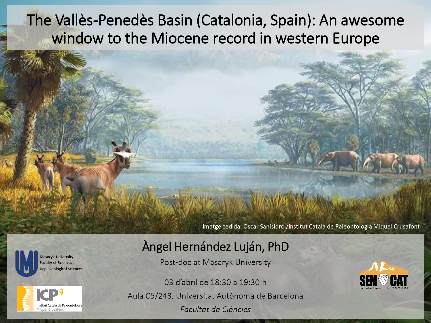 Cartell conferència Departament Geologia