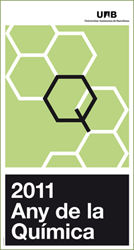 Cartell de l'Any de la Química (obra d'Àlex Muñoz Papaseit)