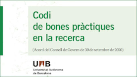 Codi de bones pràctiques en la recerca