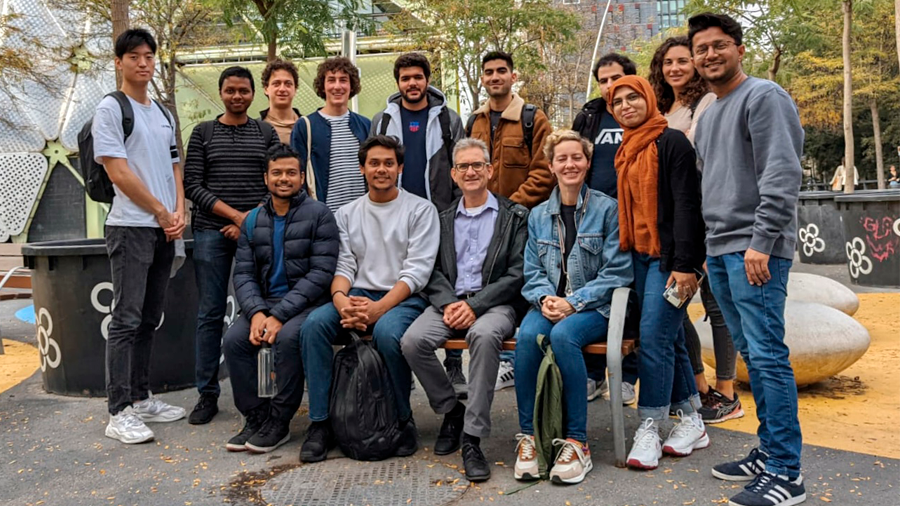 Foto de grup dels estudiants de mobilitat