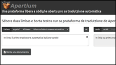 El grup Tradumàtica crea el primer traductor automàtic per a llengua sarda