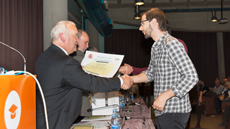 Fotografia de l'acte de graduació de doctorats. 8 abril 2016