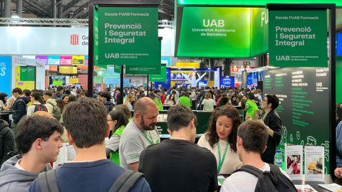 Estand Fundació UAB al Saló de l'Ensenyament 2025