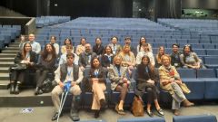 estudiants del màster de turisme a l'auditori del ccib