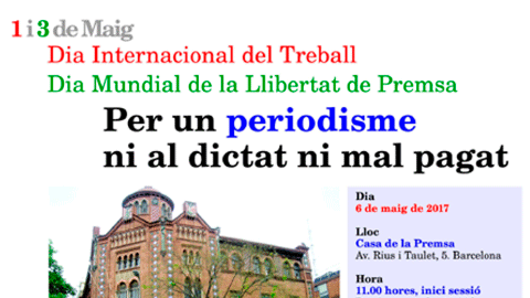 Acte a Casa de la Premsa