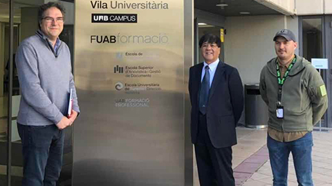 Visita del Director del Yinxing Hospitality Management College of Cuit (Xina)