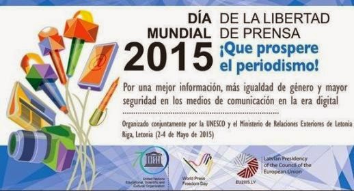 Dia Mundial Llibertat de Premsa 2015