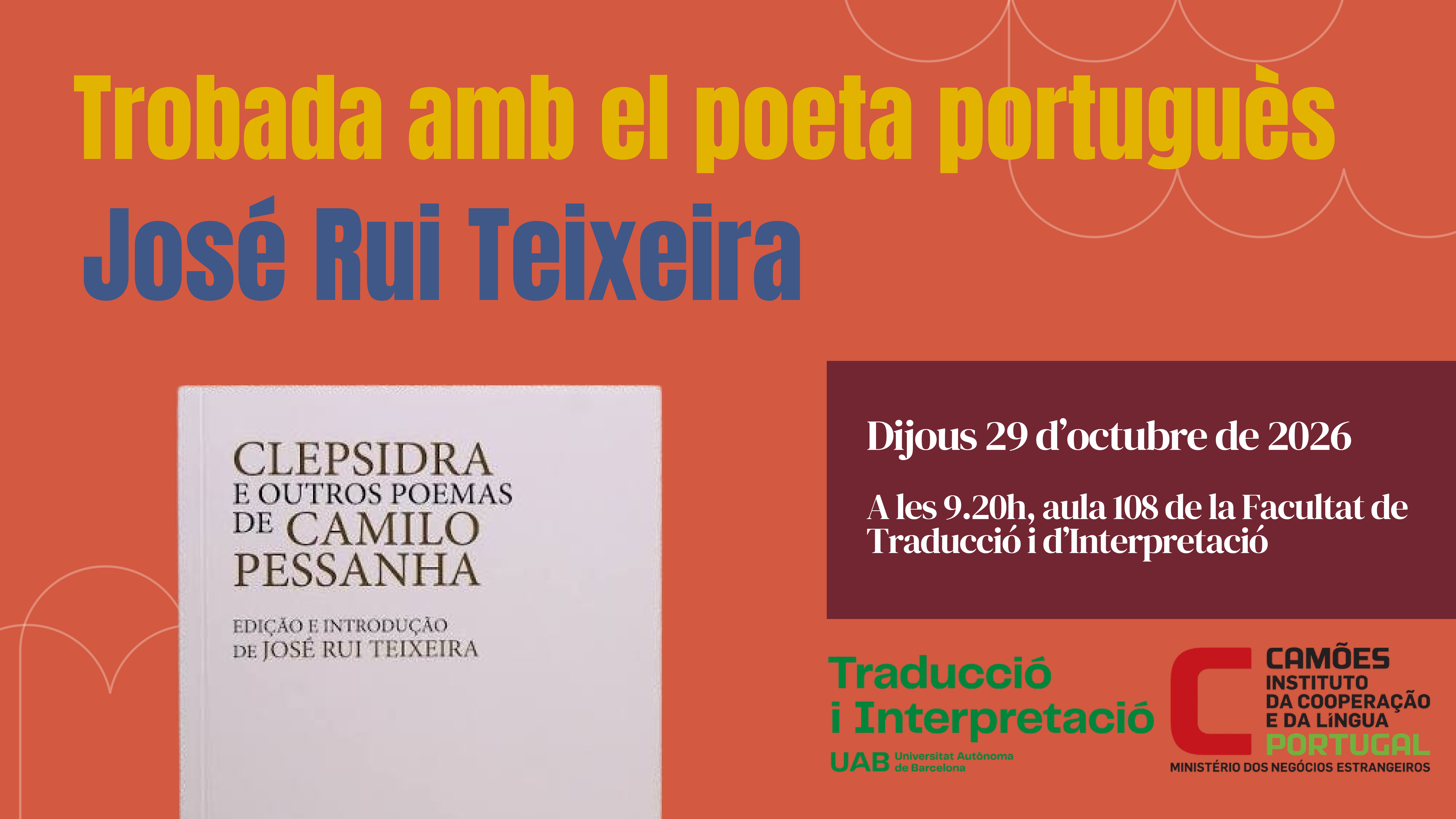 Imatge cartell trobada amb José Rui Teixeira