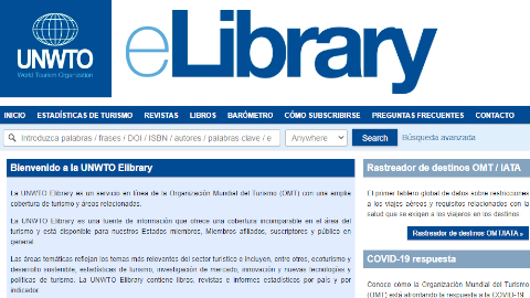 Portal del UNWTO eLibrary 