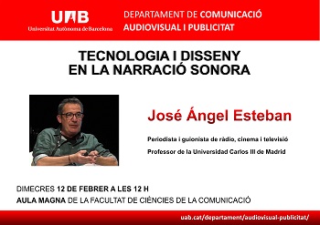 José Ángel Esteban: Tecnologia i disseny en la narració sonora