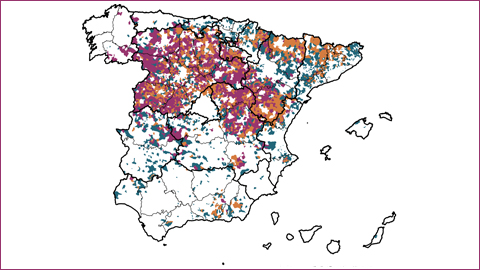 La supervivència demogràfica de més de 4.000 municipis espanyols penja d'un fil