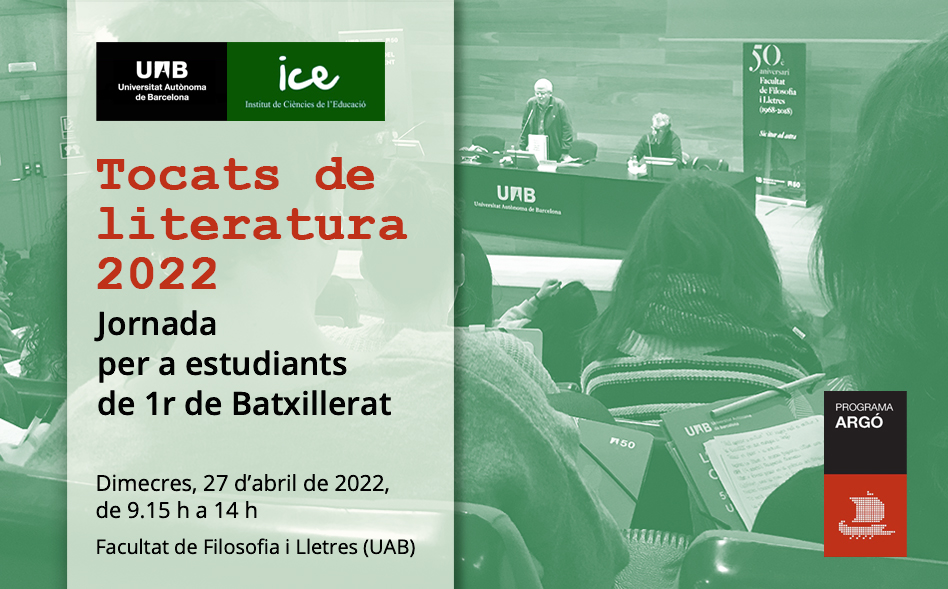 Cartell Jornades Tocats de Literatura 2022