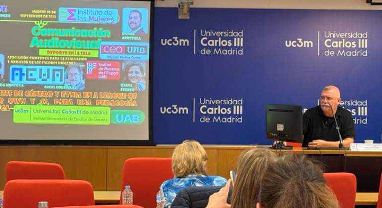 Ludovico Longhi during his participation in the International Congress on (In)Equalities in Sport