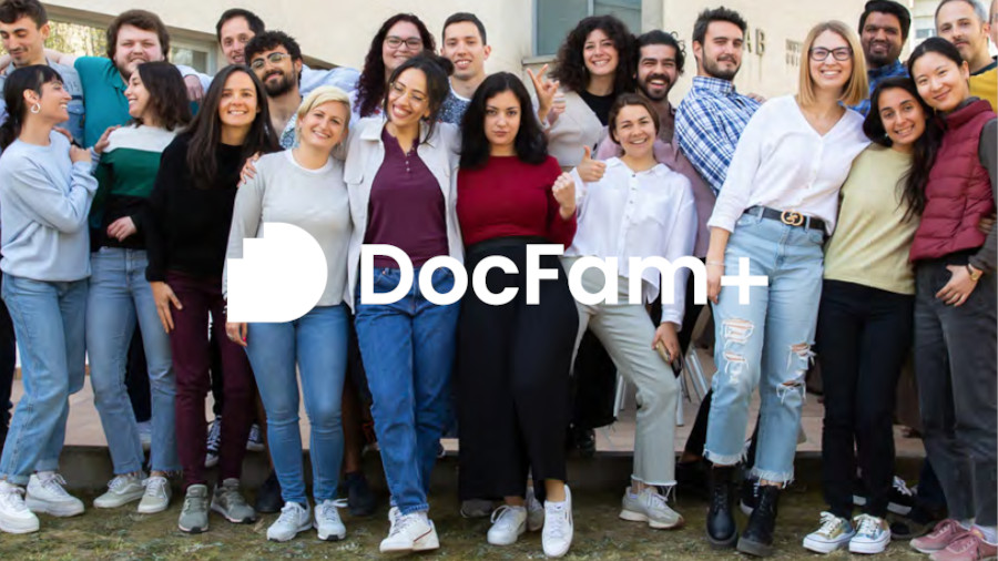 Investigadors i logotip DOCFAM