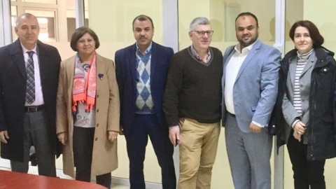 La degana i el vicedegà al Sàhara