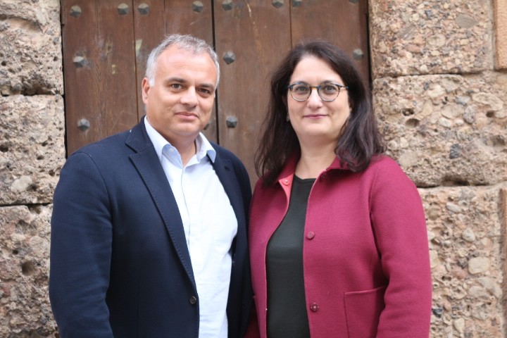 Secretari i vicepresidenta de la Societat Catalana de Comunicació