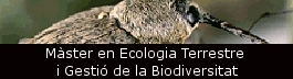 Máster en Ecología Terrestre y Gestión de la Biodiversidad