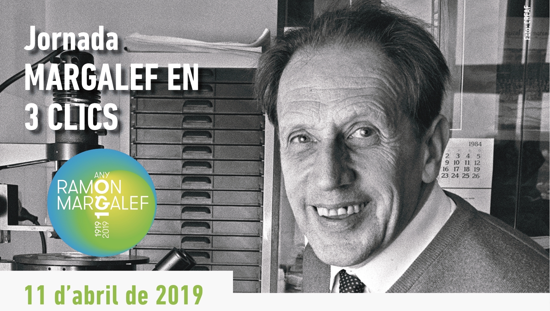 Cartell Jornada: Margalef en tres clics