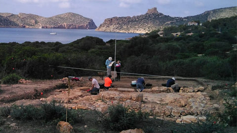 Excavació 2019 al monastir bizantí de Cabrera