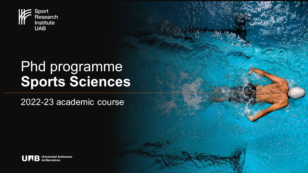 PhD Program on Sport Science