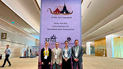 Els 4 representants de la UAB a APAIE 2023