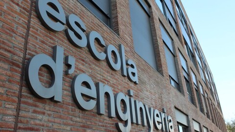 Façana de l'Escola d'Enginyeria de la UAB.