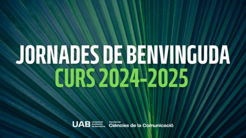 Jornades de benvinguda curs 2024-2025 