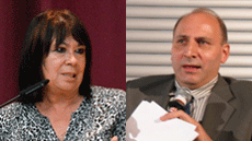 Cristina Nabona i Ramin Jahanbegloo