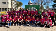 Foto de l'equip de voluntariat a la Cursa UAB