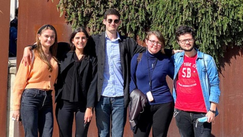 María José Freire, Anastasiya Harapuchyk, Ricardo Pol Hermida, Adrià Medina Altibarra y Charlotte Ve