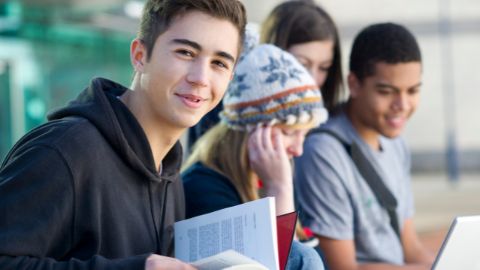 Estudiants al campus