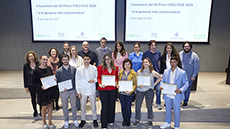 Guanyadores i guanyadores dels Premis CIEU-FEiE a la persona més emprenedora 2024
